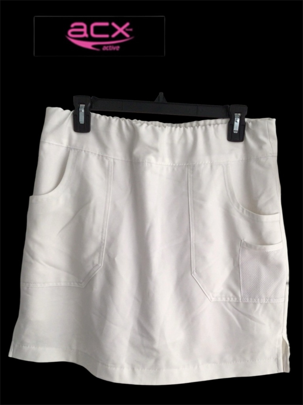 💜ACX Active White Skort